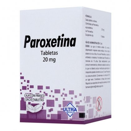 Paxil  Aropax Paroxetine generic 20 mg 20 tabs