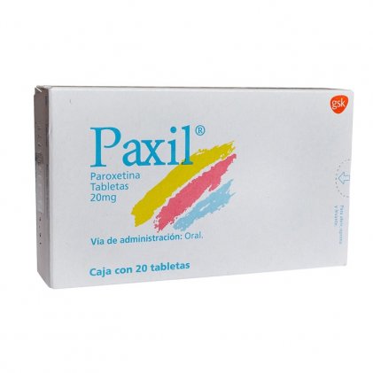 Paxil Aropax  Paroxetine 20 mg 20 tabs